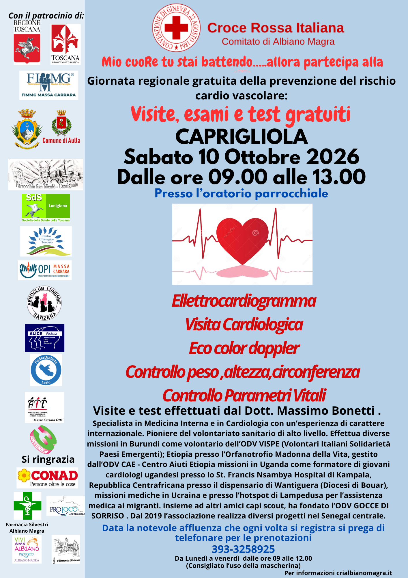 Sabato 10 Ottobre